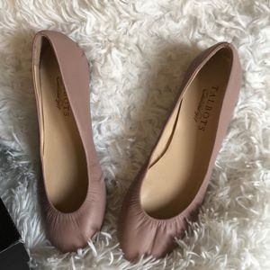Talbots flats color Mauve
